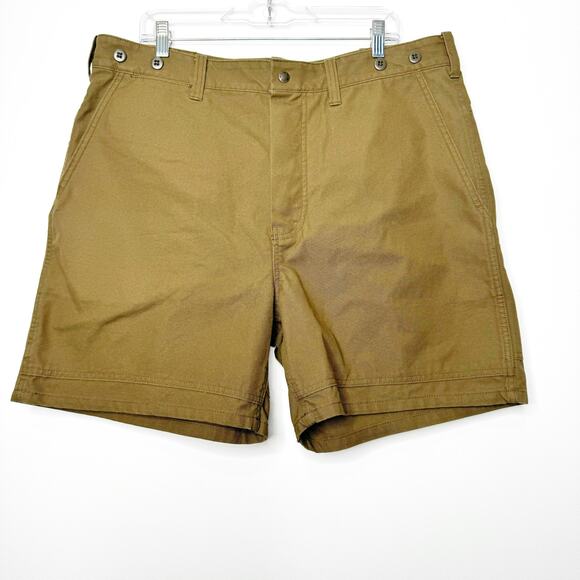 Filson Dry Tin Shorts 20248742 Canvas Cotton Marsh Olive Men’s Size 38 - Picture 1 of 11